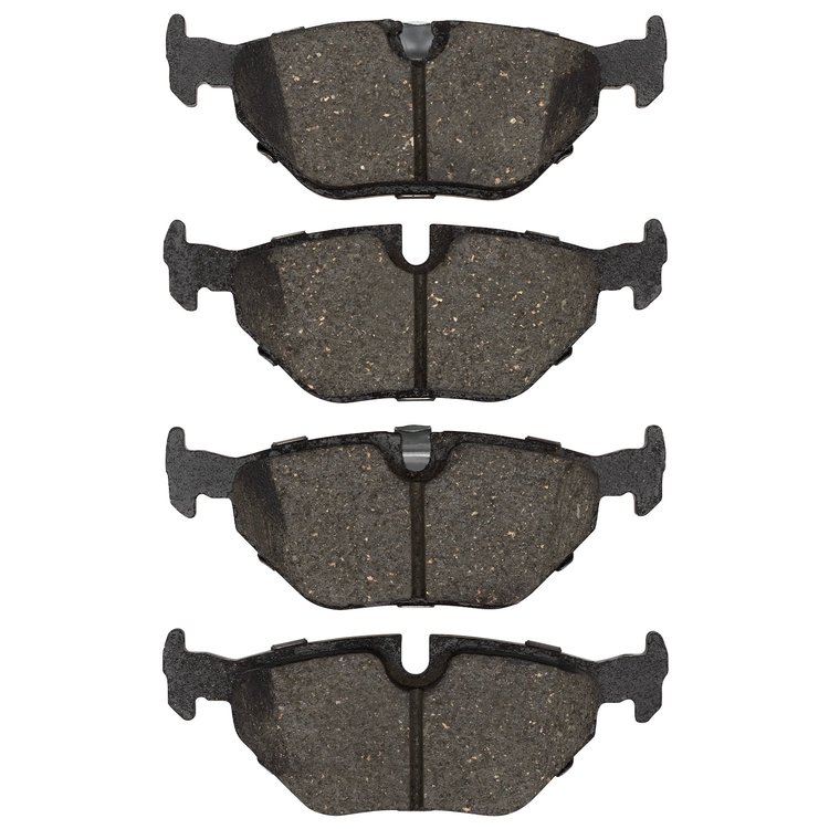 Semi-Metallic Brake Pads, 1996-2003 BMW, Position: Rear