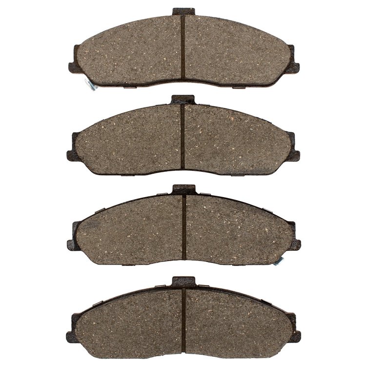 Semi-Metallic Brake Pads, 1997-2013 GM, Position: Front