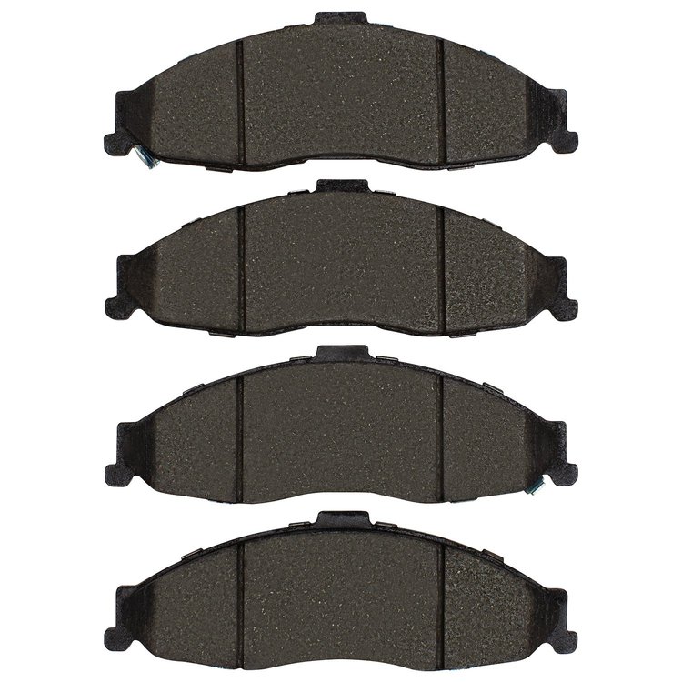 Semi-Metallic Brake Pads, 1998-2002 GM, Position: Front