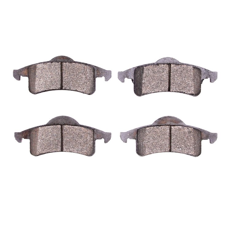 Semi-Metallic Brake Pads, 1999-2004 Mopar, Position: Rear
