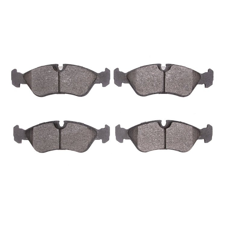 Semi-Metallic Brake Pads, 1999-2002 GM, Position: Front