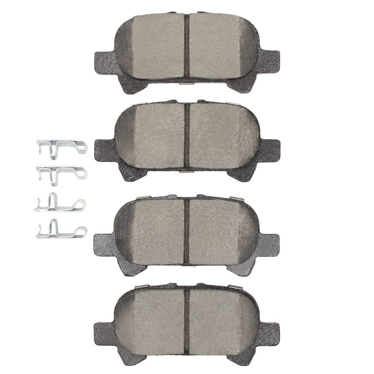 Semi-Metallic Brake Pads, 2000-2008 Lexus/Toyota/Scion, Position: Rear