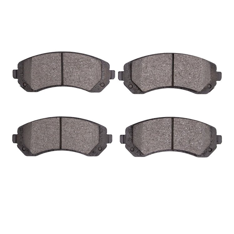 Semi-Metallic Brake Pads, 2001-2007 GM, Position: Front