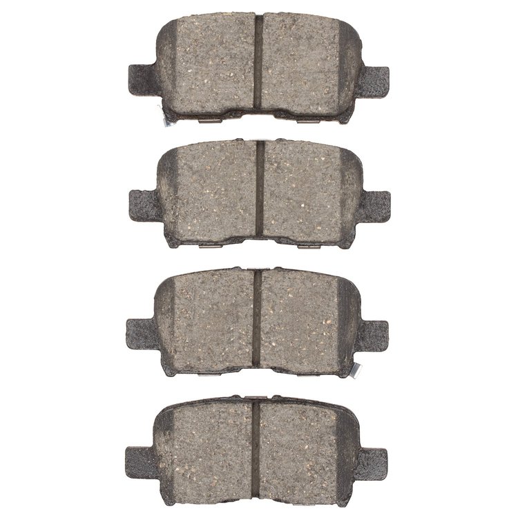 Semi-Metallic Brake Pads, 2001-2008 Acura/Honda, Position: Rear