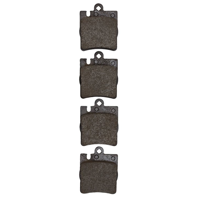 Semi-Metallic Brake Pads, 1996-2011 Mercedes-Benz, Position: Rear