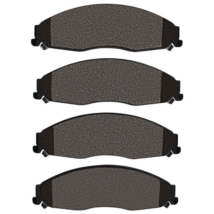Semi-Metallic Brake Pads, 2003-2008 GM, Position: Front