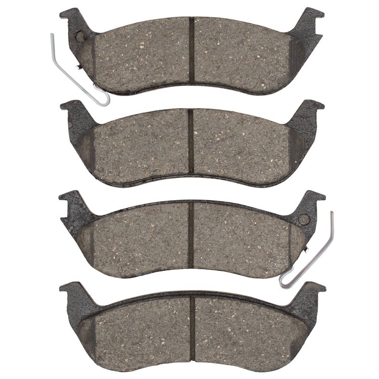Semi-Metallic Brake Pads, 2003-2011 Ford/Lincoln/Mercury/Mazda, Position: Rear