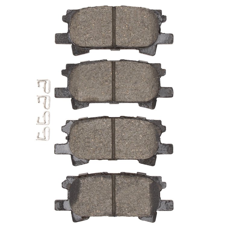 Semi-Metallic Brake Pads, 2004-2009 Lexus/Toyota/Scion, Position: Rear