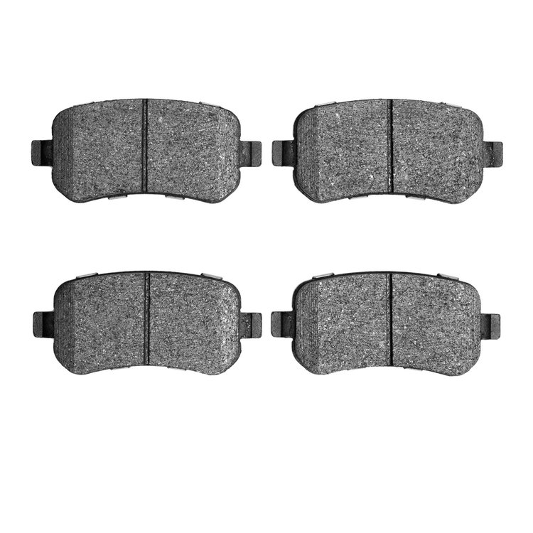 Semi-Metallic Brake Pads, 2004-2012 Fits Multiple Makes/Models, Position: Rear