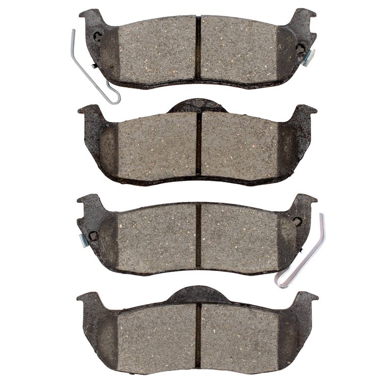 Semi-Metallic Brake Pads, 2004-2015 Infiniti/Nissan, Position: Rear