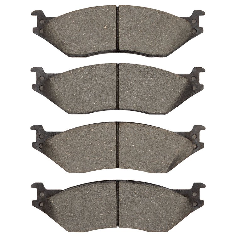 Semi-Metallic Brake Pads, Fits Select Multiple Makes/Models, Position: Front & Rear