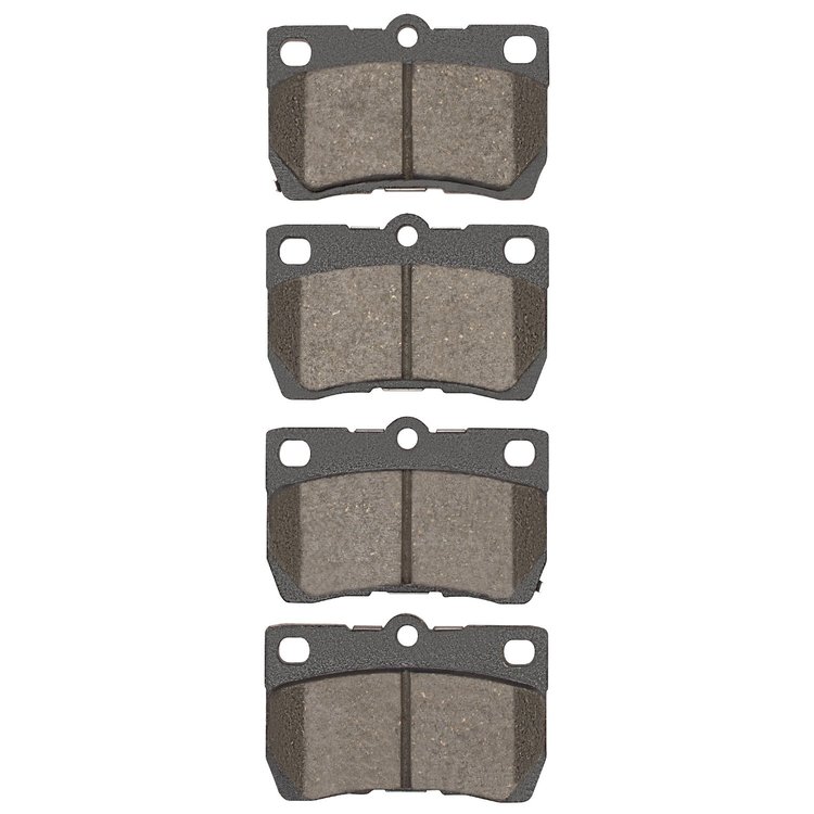 Semi-Metallic Brake Pads, 2006-2013 Lexus/Toyota/Scion, Position: Rear