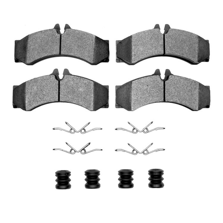 Semi-Metallic Brake Pads & Hardware Kit, 2002-2006 Fits Multiple Makes/Models, Position: Front & Rear