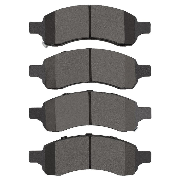 Semi-Metallic Brake Pads, 2006-2012 GM, Position: Front