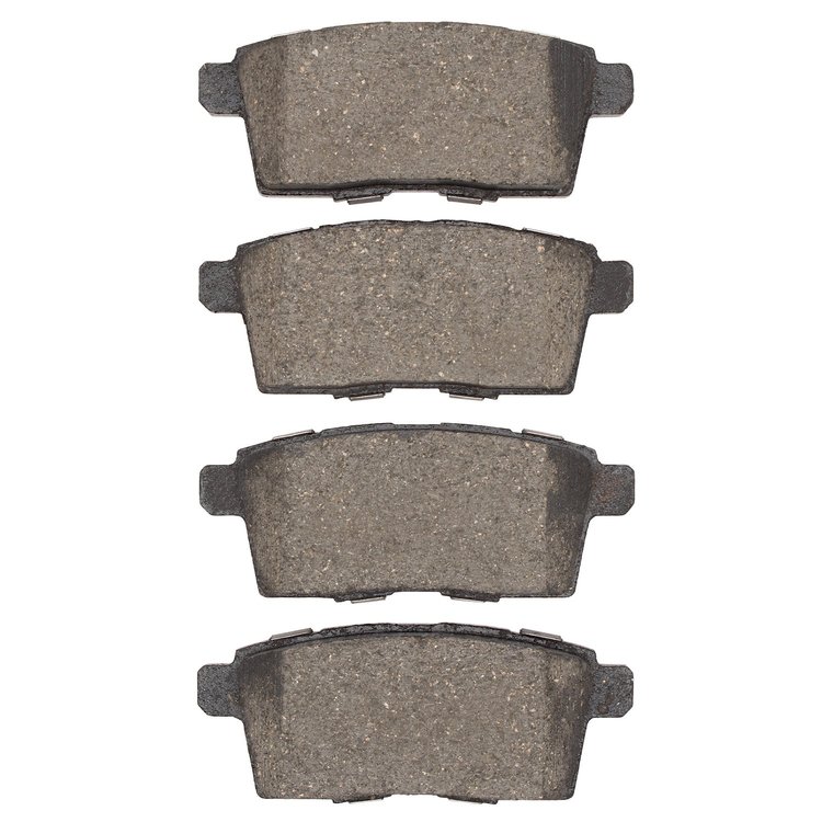 Semi-Metallic Brake Pads, 2007-2015 Ford/Lincoln/Mercury/Mazda, Position: Rear