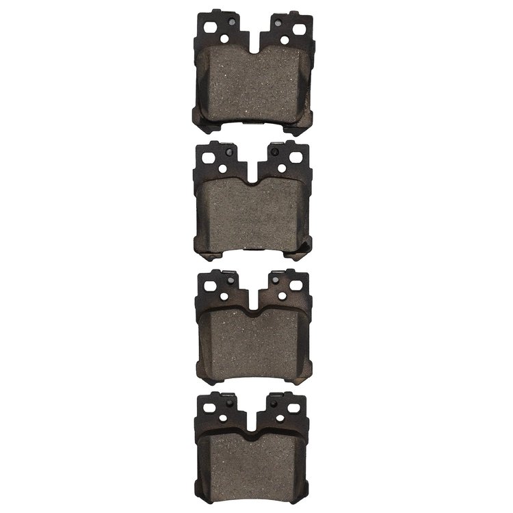 Semi-Metallic Brake Pads, Fits Select Lexus/Toyota/Scion, Position: Rear