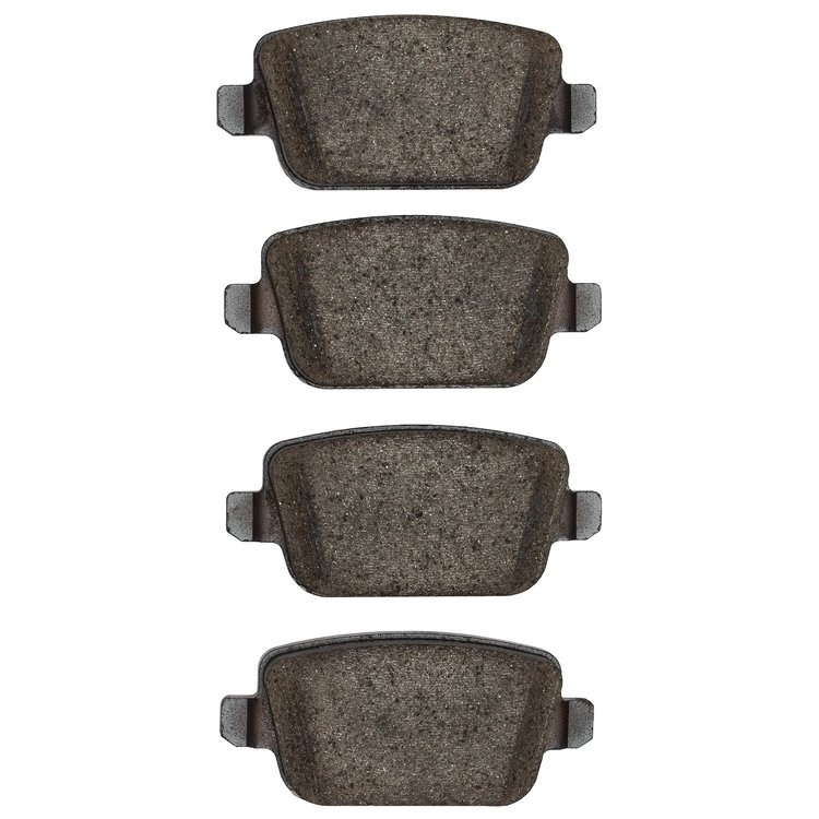 Semi-Metallic Brake Pads, 2007-2012 Fits Multiple Makes/Models, Position: Rear