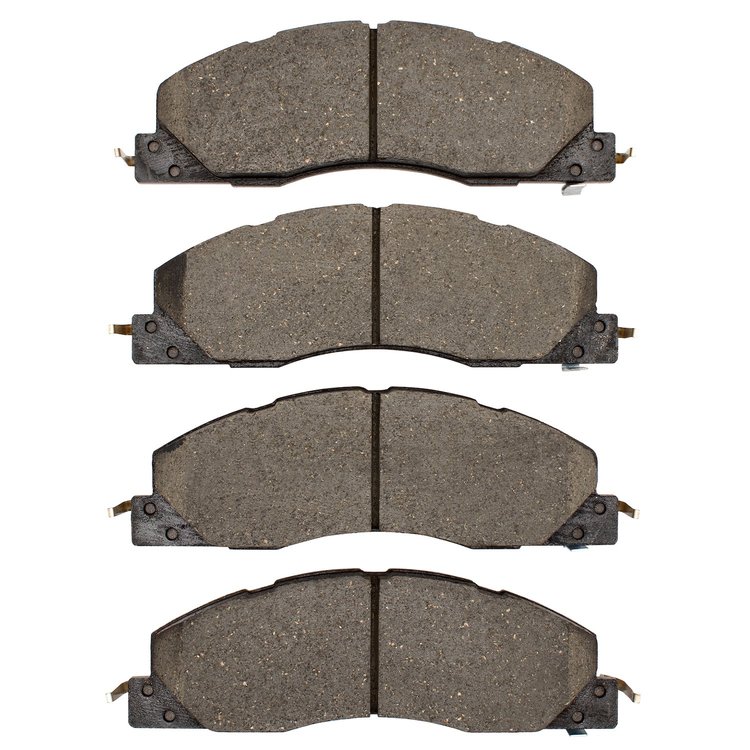 Semi-Metallic Brake Pads, 2009-2018 Mopar, Position: Front