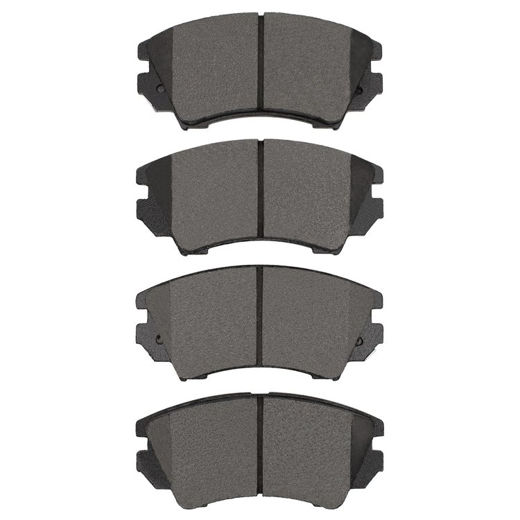 Semi-Metallic Brake Pads, 2010-2017 GM, Position: Front