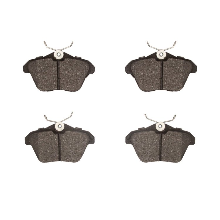 Semi-Metallic Brake Pads, 1998-2004 Alfa Romeo, Position: Rear