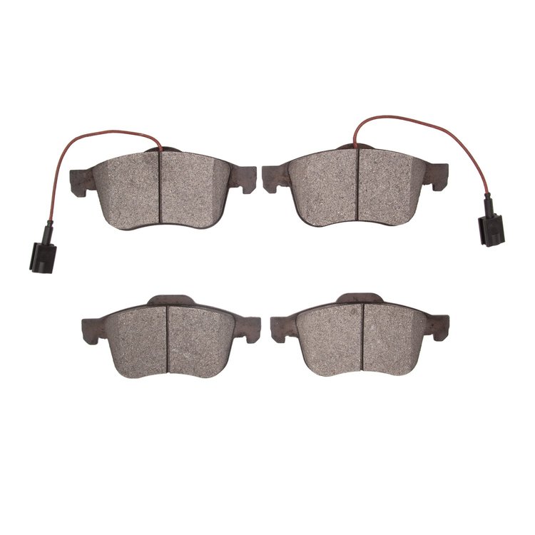 Semi-Metallic Brake Pads, 2008-2010 Alfa Romeo, Position: Front