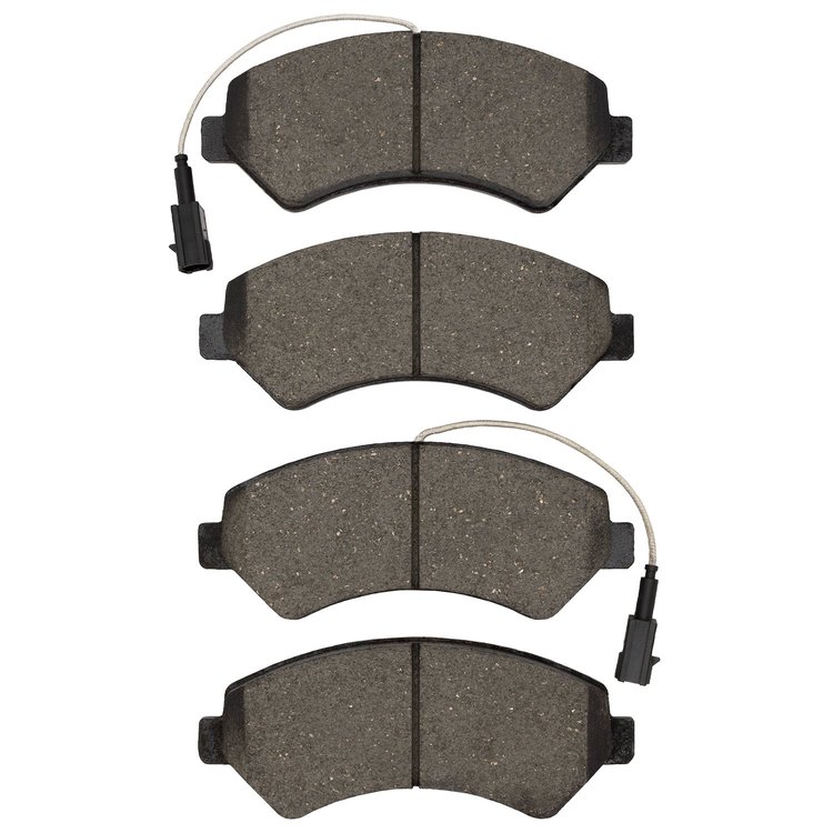 Semi-Metallic Brake Pads, Fits Select Mopar, Position: Front