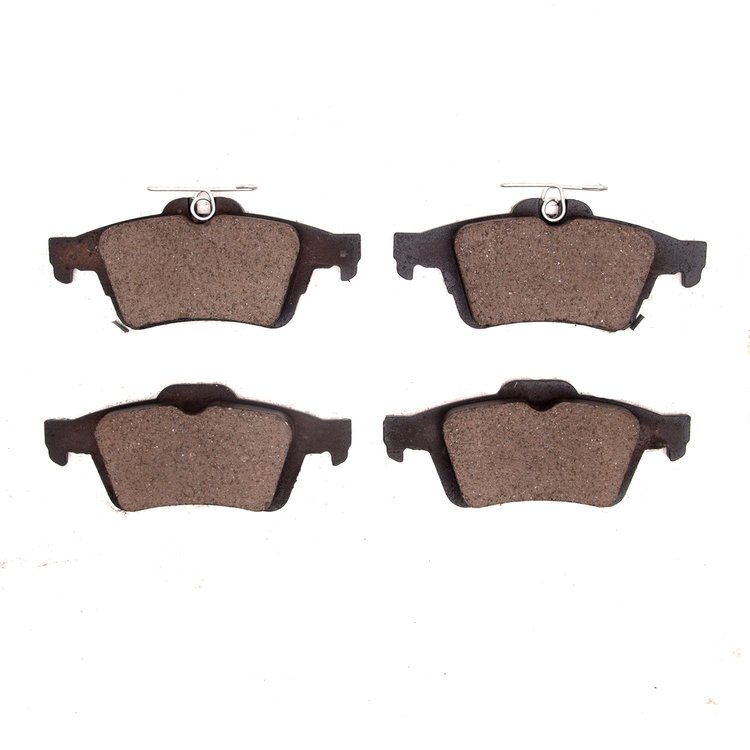 Semi-Metallic Brake Pads, Fits Select Ford/Lincoln/Mercury/Mazda, Position: Rear