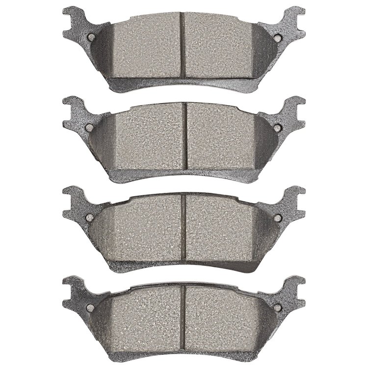 Semi-Metallic Brake Pads, 2012-2020 Ford/Lincoln/Mercury/Mazda, Position: Rear
