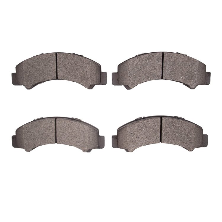 Semi-Metallic Brake Pads, 2006-2015 GM, Position: Front