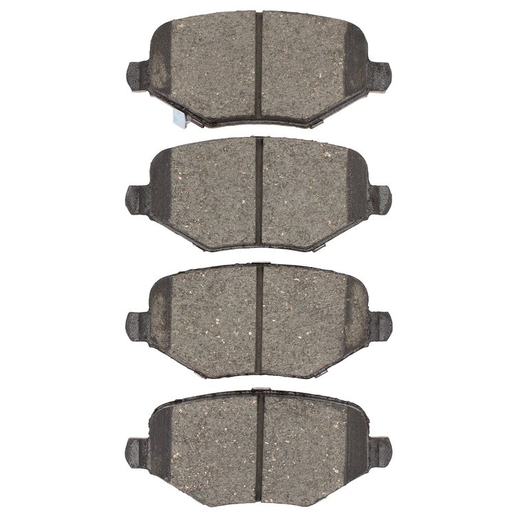 Semi-Metallic Brake Pads, 2009-2016 Fits Multiple Makes/Models, Position: Rear