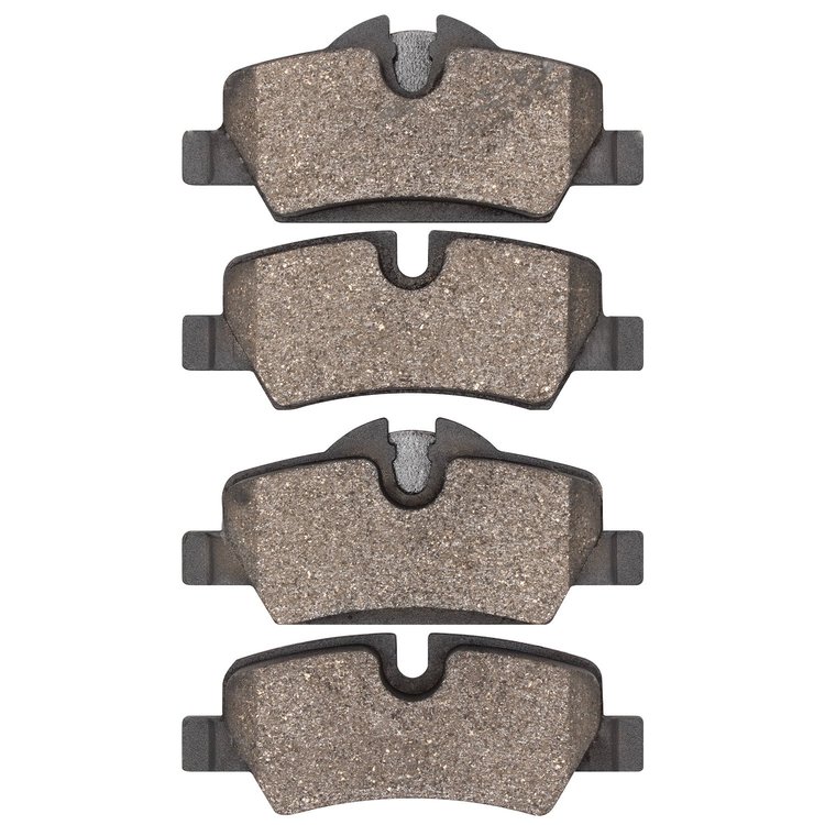 Semi-Metallic Brake Pads, Fits Select Mini, Position: Rear