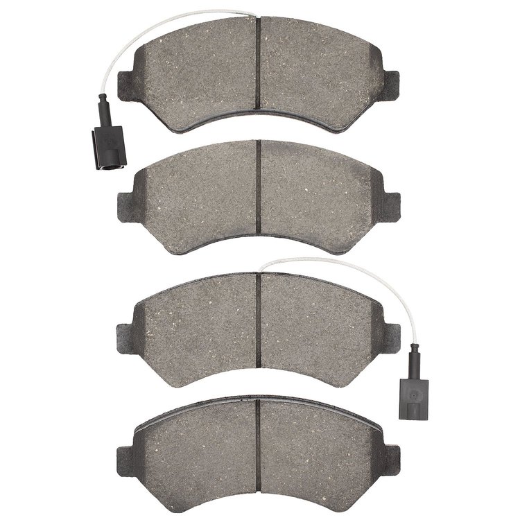 Semi-Metallic Brake Pads, 2014-2021 Mopar, Position: Front