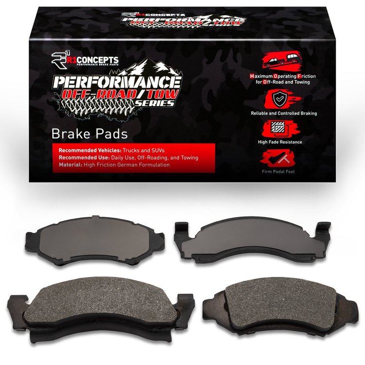 Performance Off-Road/Tow Brake Pads, 1986-1993 Ford/Lincoln/Mercury/Mazda, Position: Front