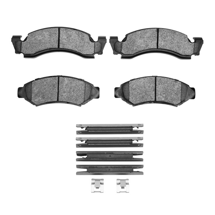 Performance Off-Road/Tow Brake Pads & Hardware Kit, 1986-1993 Ford/Lincoln/Mercury/Mazda, Position: Front