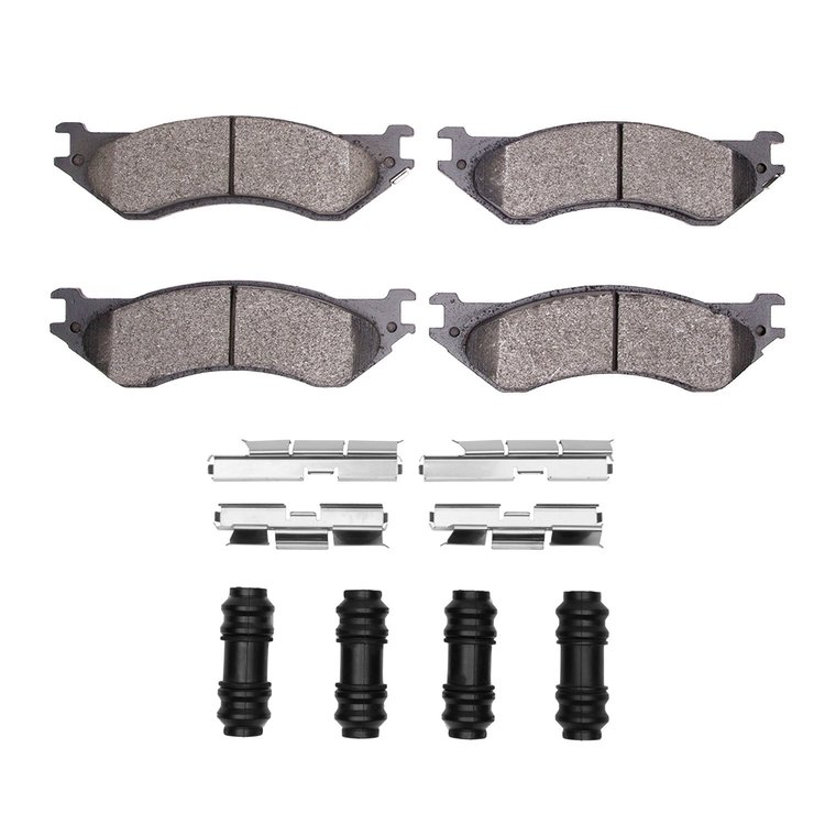 Performance Off-Road/Tow Brake Pads & Hardware Kit, 2003-2003 Mopar, Position: Front