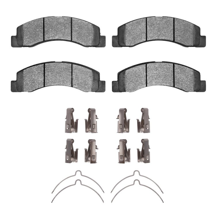 Performance Off-Road/Tow Brake Pads & Hardware Kit, 1999-2005 Ford/Lincoln/Mercury/Mazda, Position: Front