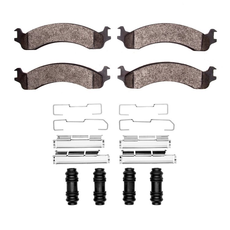 Performance Off-Road/Tow Brake Pads & Hardware Kit, 2000-2002 Mopar, Position: Front
