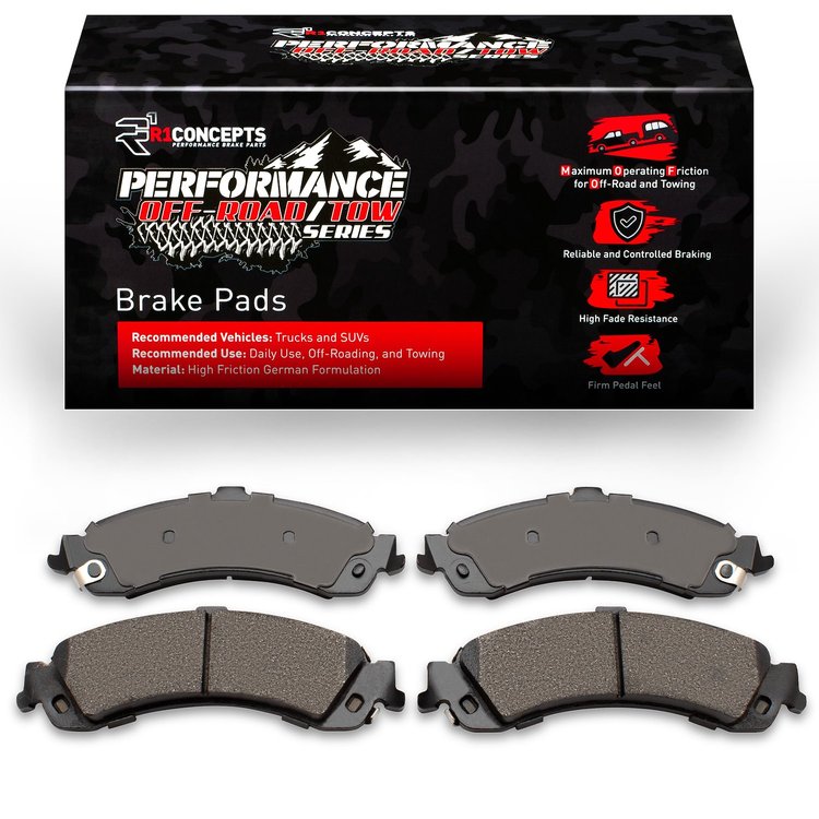 Performance Off-Road/Tow Brake Pads, 2000-2006 GM, Position: Rear