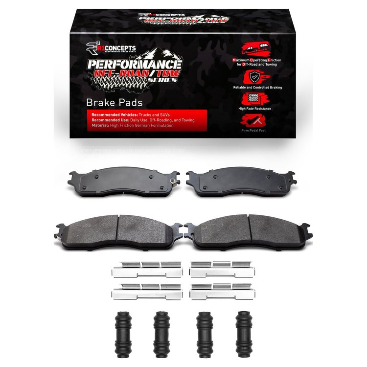 Performance Off-Road/Tow Brake Pads & Hardware Kit, 2003-2008 Mopar, Position: Front