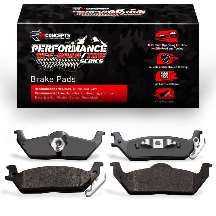 Performance Off-Road/Tow Brake Pads, 2004-2011 Ford/Lincoln/Mercury/Mazda, Position: Rear