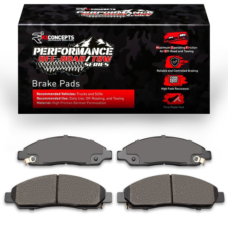 Performance Off-Road/Tow Brake Pads, 2004-2008 GM, Position: Front