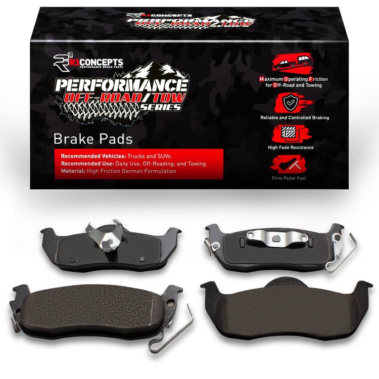 Performance Off-Road/Tow Brake Pads, 2004-2015 Infiniti/Nissan, Position: Rear