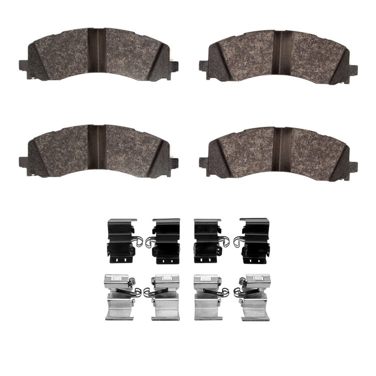Performance Off-Road/Tow Brake Pads & Hardware Kit, Fits Select Mopar, Position: Rear