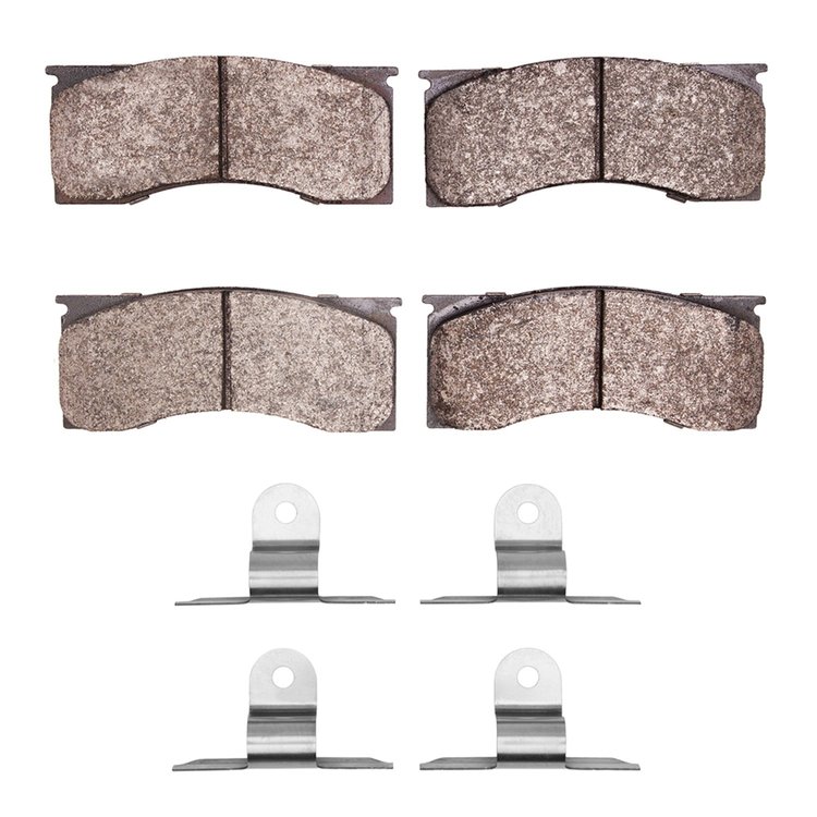 Optimum OE Brake Pads & Hardware Kit, 1965-1969 Fits Multiple Makes/Models, Position: Front