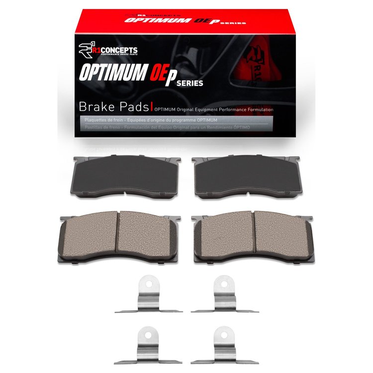 Optimum OE Brake Pads & Hardware Kit, 1964-1972 Fits Multiple Makes/Models, Position: Front