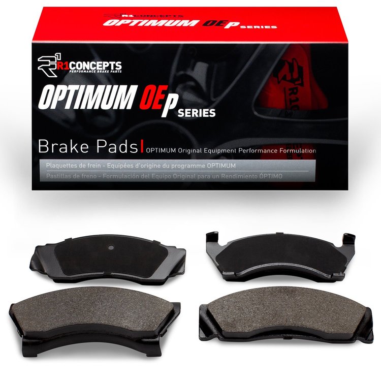 Optimum OE Brake Pads, 1975-1980 Ford/Lincoln/Mercury/Mazda, Position: Front & Rear