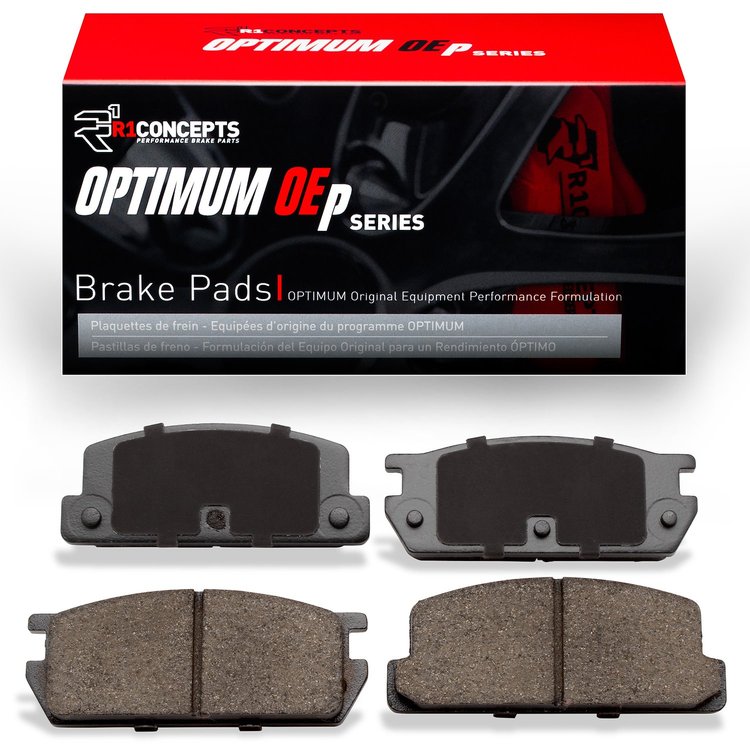 Optimum OE Brake Pads, 1981-1985 Ford/Lincoln/Mercury/Mazda, Position: Rear