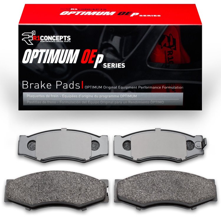 Optimum OE Brake Pads, 1987-1988 Infiniti/Nissan, Position: Front