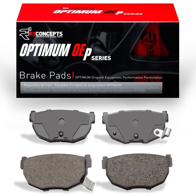 Optimum OE Brake Pads, 1981-1998 Infiniti/Nissan, Position: Rear