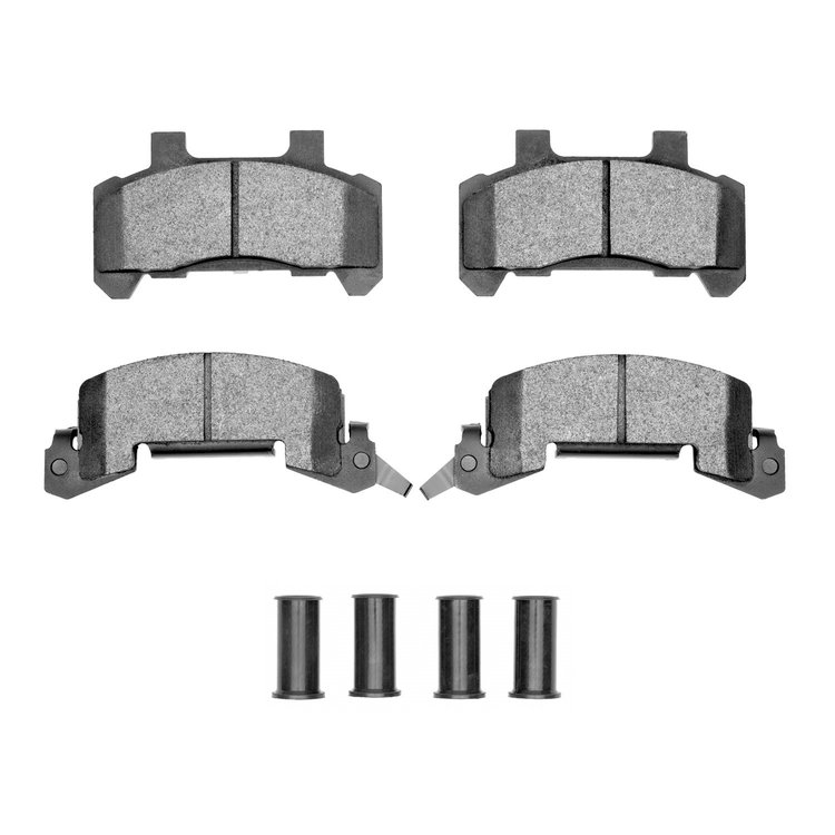Optimum OE Brake Pads & Hardware Kit, 1990-1991 GM, Position: Front